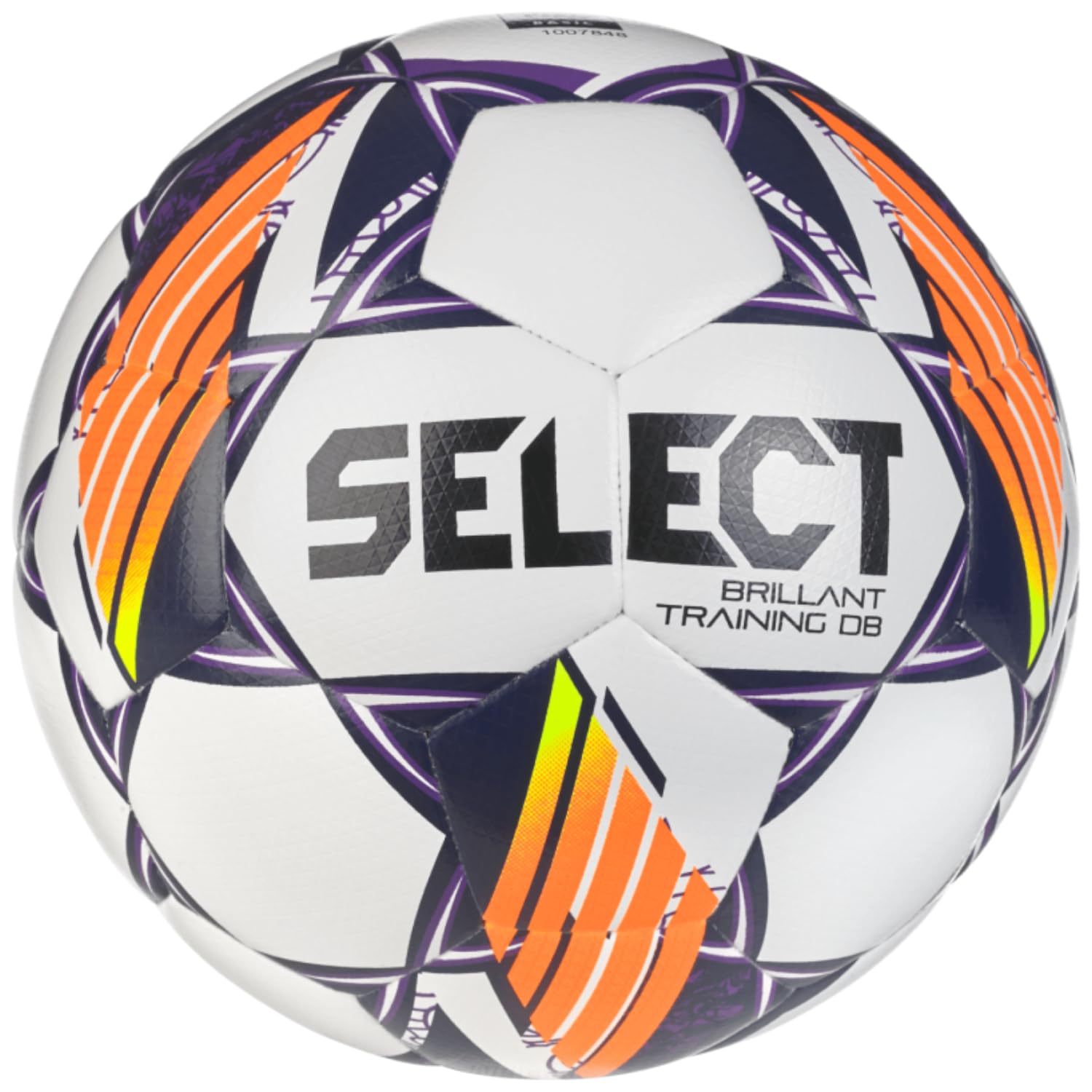 SelectBrillant Training DB FIFA Basic V24 Ball Brilliant Train WHT-Purple, Unisex Ball for Football, White/Purple/Black, 5