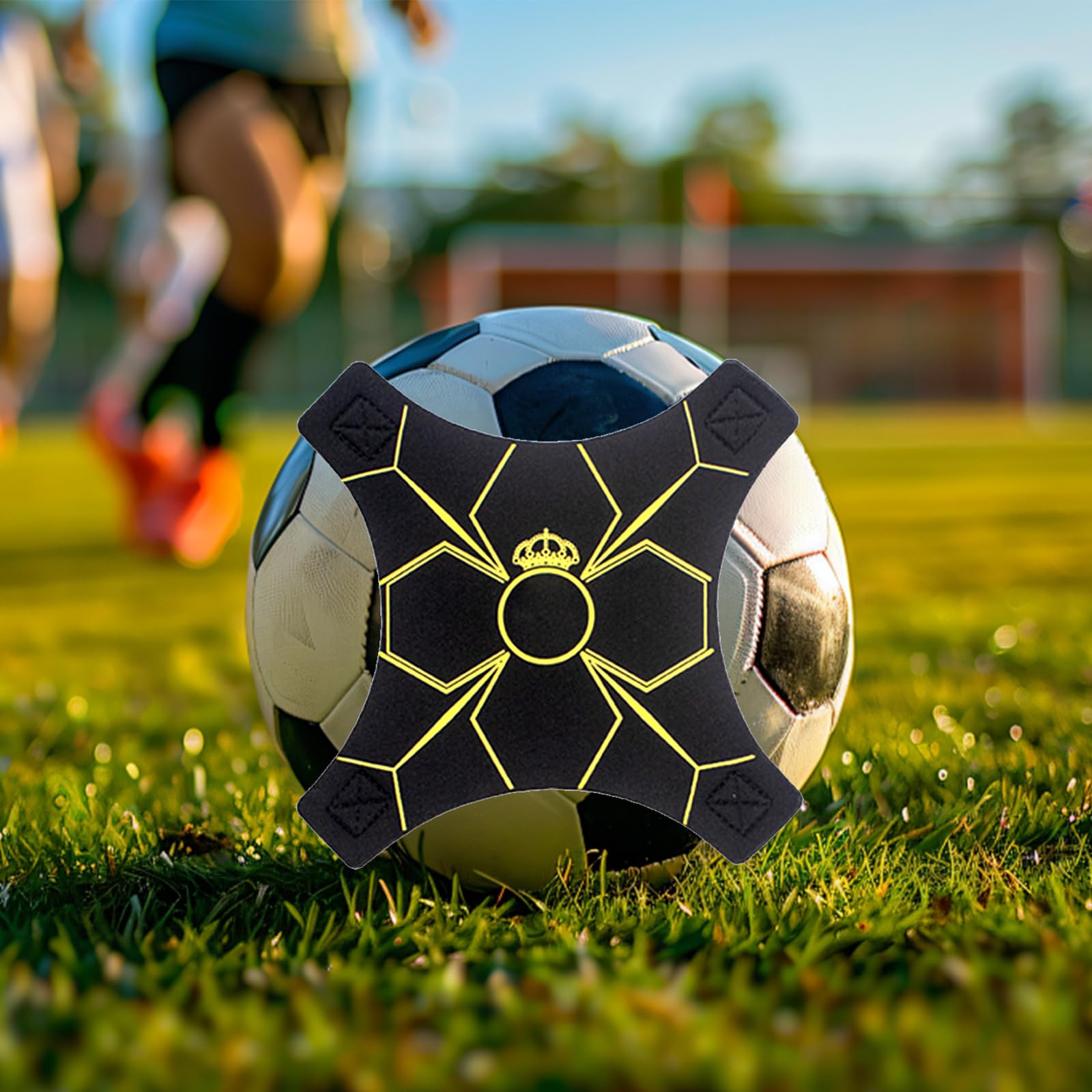 Entrenador de Calcio con Cuerda Elástica, Entrenamiento de Fútbol Kick Trainer, Rebote Automático, Elástico Regulable