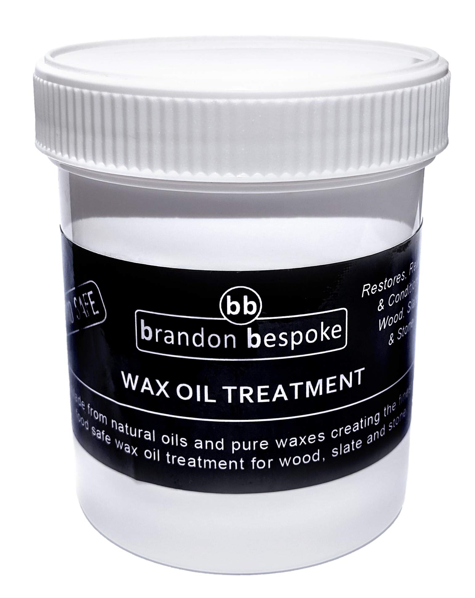 Wax Finishing Treatment (Food Safe) - Chopping Board Wax - 225ml - Wax Oil Treatment - Brandon Bespoke - for Wood Slate & Stone — image 1