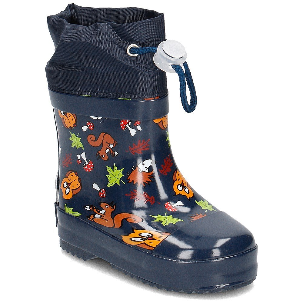 Playshoes 180390 Unisex Kids’ Wellington Boots, (Marine), UK child 9 UK