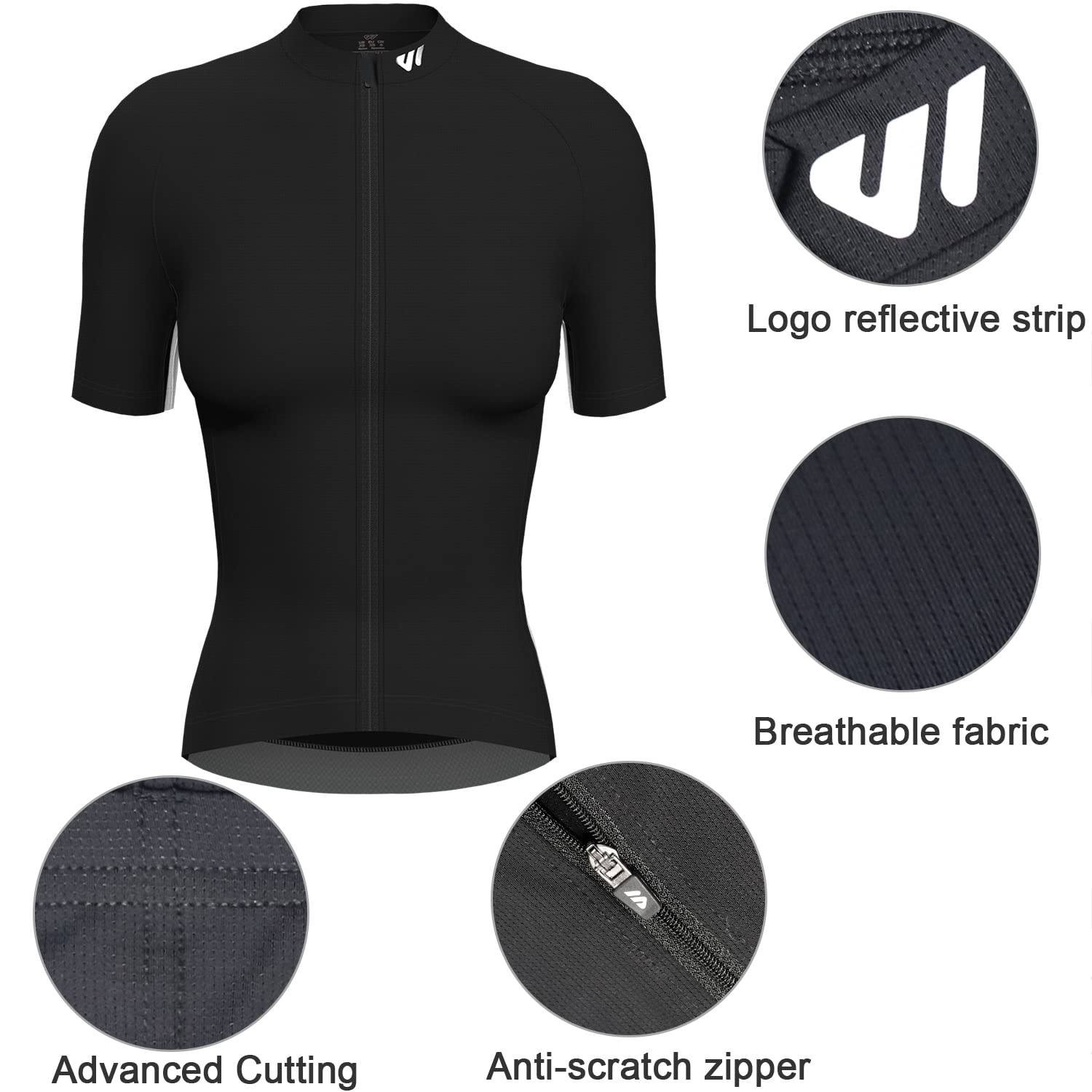 Lo.gas Radtrikot Damen Kurzarm,Fahrradtrikot Rennrad Trikot Atmungsaktiv Frauen Fahrrad Shirt Sommer Fahrradjacke Radfahren Top Mit 3 Taschen