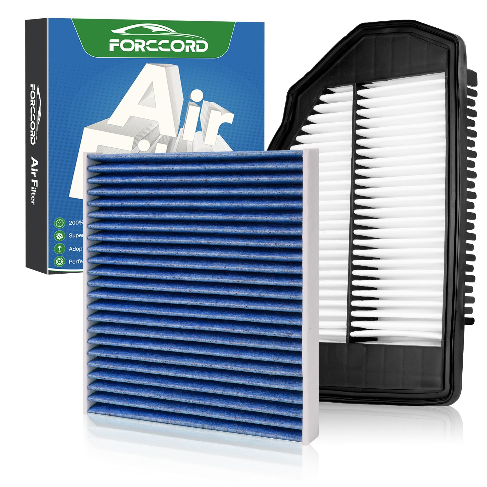 Cabin &amp; Engine Air Filter Kit for Hyundai Genesis G80 3.8L 2020-2017