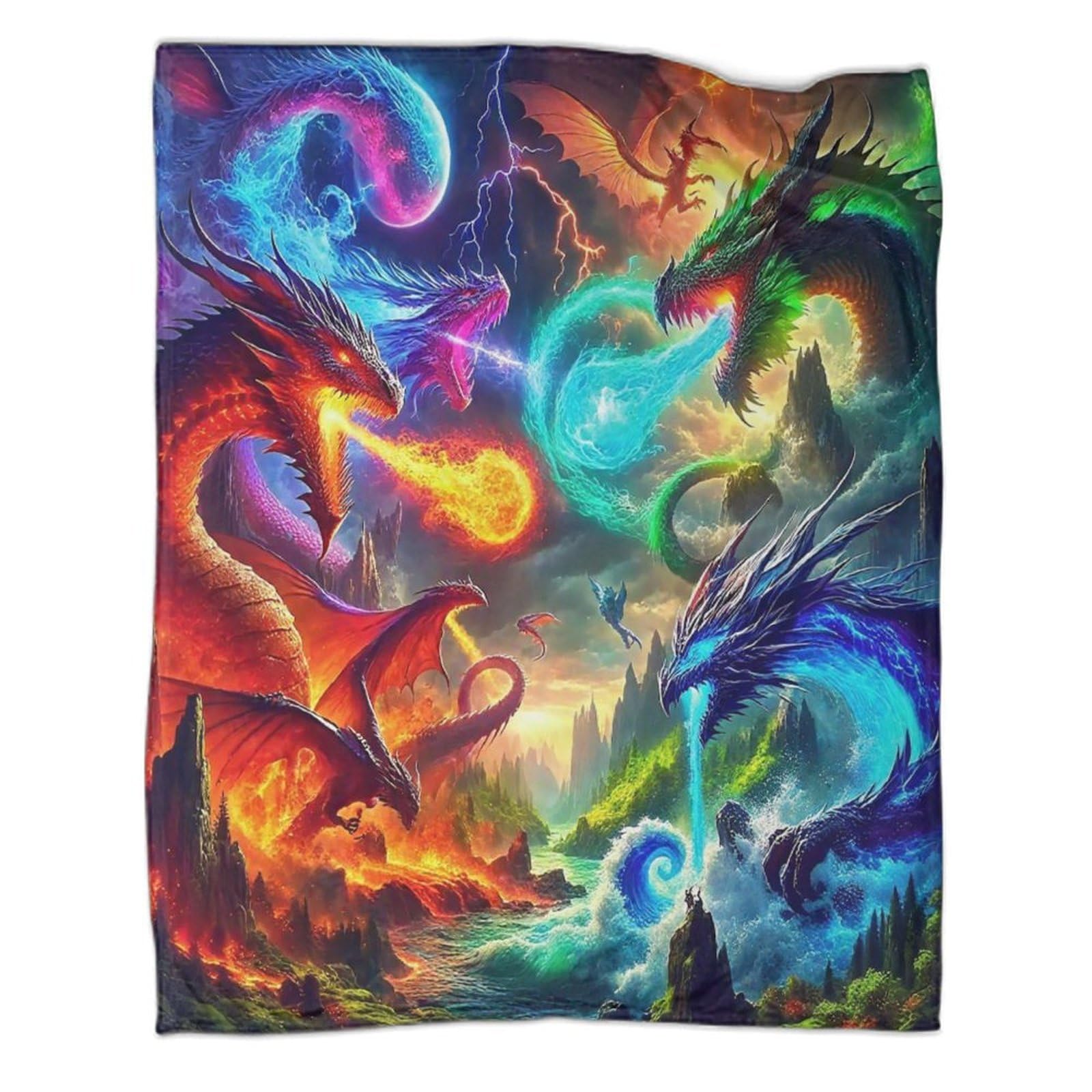 Couverture dinosaures pelucheuse et confortable drap de lit chaud toutes saisons pour chambre