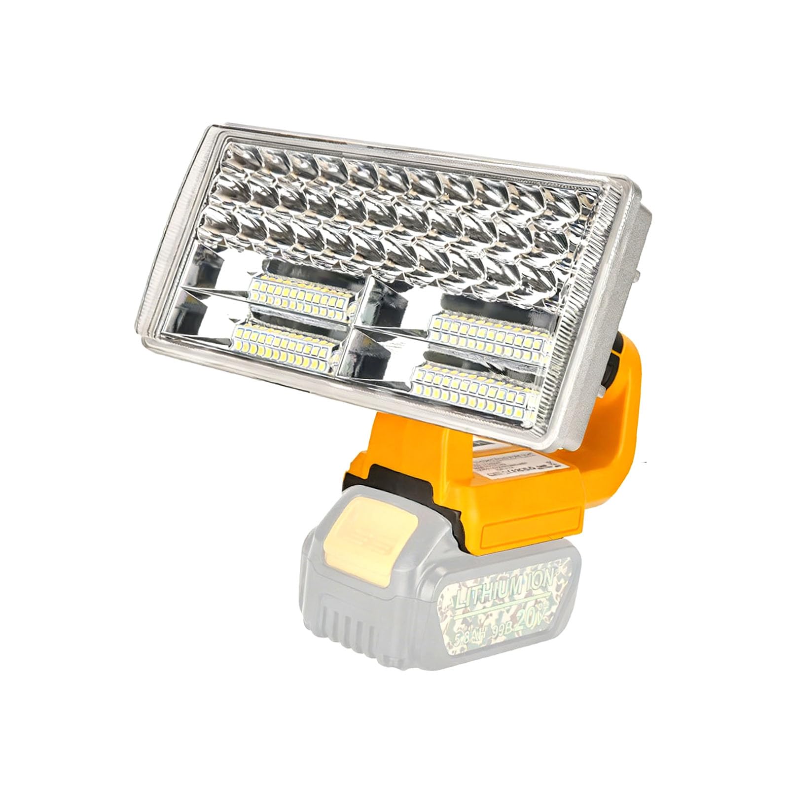 Extrem helle viertausendzweihundert Licht LED Arbeit mit DREI Lichteinstellungen, USB Ladeanschluss und Metall, aus Metall