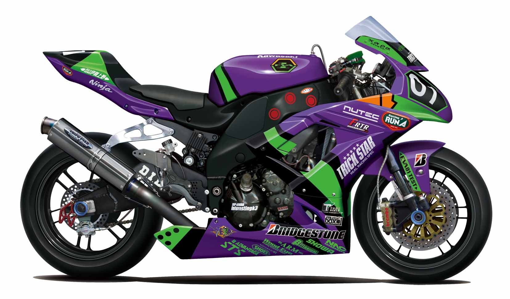 フジミ模型 1/12 バイクシリーズ No.7 エヴァンゲリオンRT初号機TRICK 