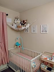 Walgreenu00ae Hammock For Extra Large Soft Toy Teddy Nursery Play Corner Hammock Mesh Storage Organizer Net For Baby/Children's Bedroom Tidy Kids Wall Hanging Baby Nursery Mesh Net (Blue