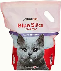Germanhart Areia Sílica Higiênica para Gato, Antiodor e Neutralizante, Alta Durabilidade, 1.8kg - Lavanda