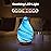 INRORNAS 160 ML Essential Oil Diffuser, Art Glass Ultrasonic Aroma Cool Mist Humidifier Aromatherapy Diffuser for Essential Oils 7 Colors Light Waterless Auto-Off for Home-Lonely Desert