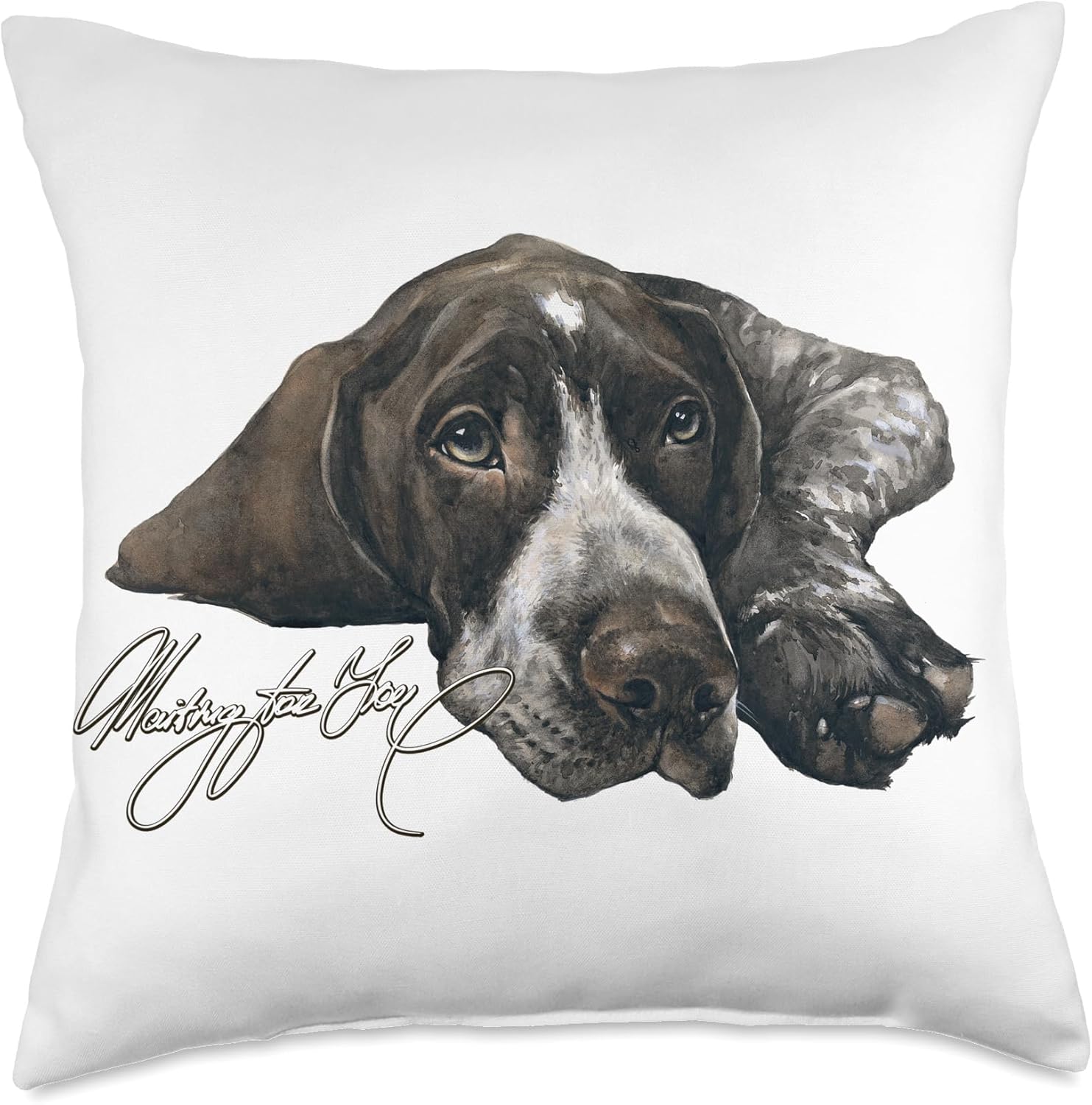 German Shorthair Throw Pillow