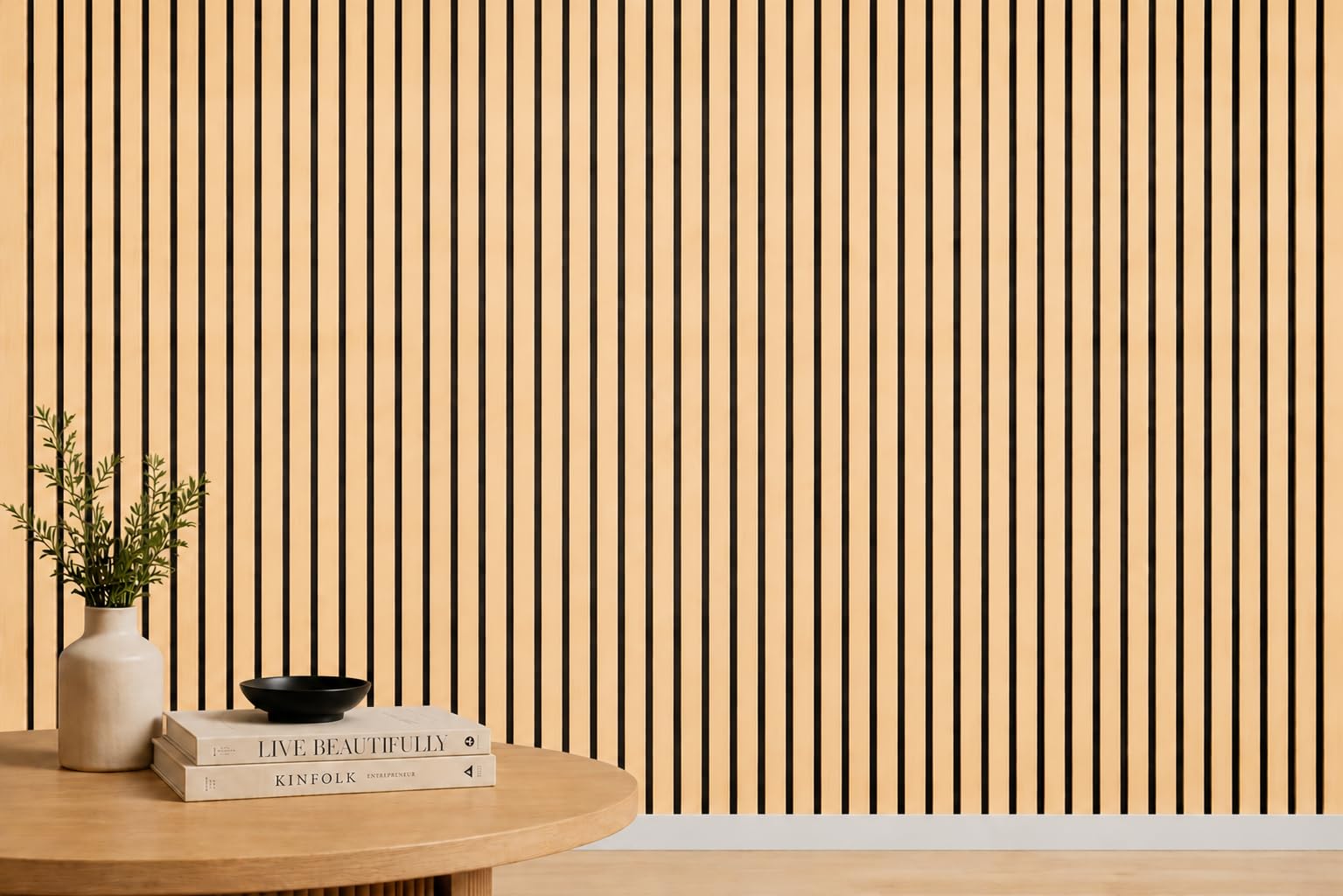 Dirty Pro Tools Wallnut Oak Black Grey Acoustic Slatted Wall Panel Decorative Slat 3D Timber Oak Natural - 2400Mm X 600Mm (3X Panel Washed Oak 2400X600mm)