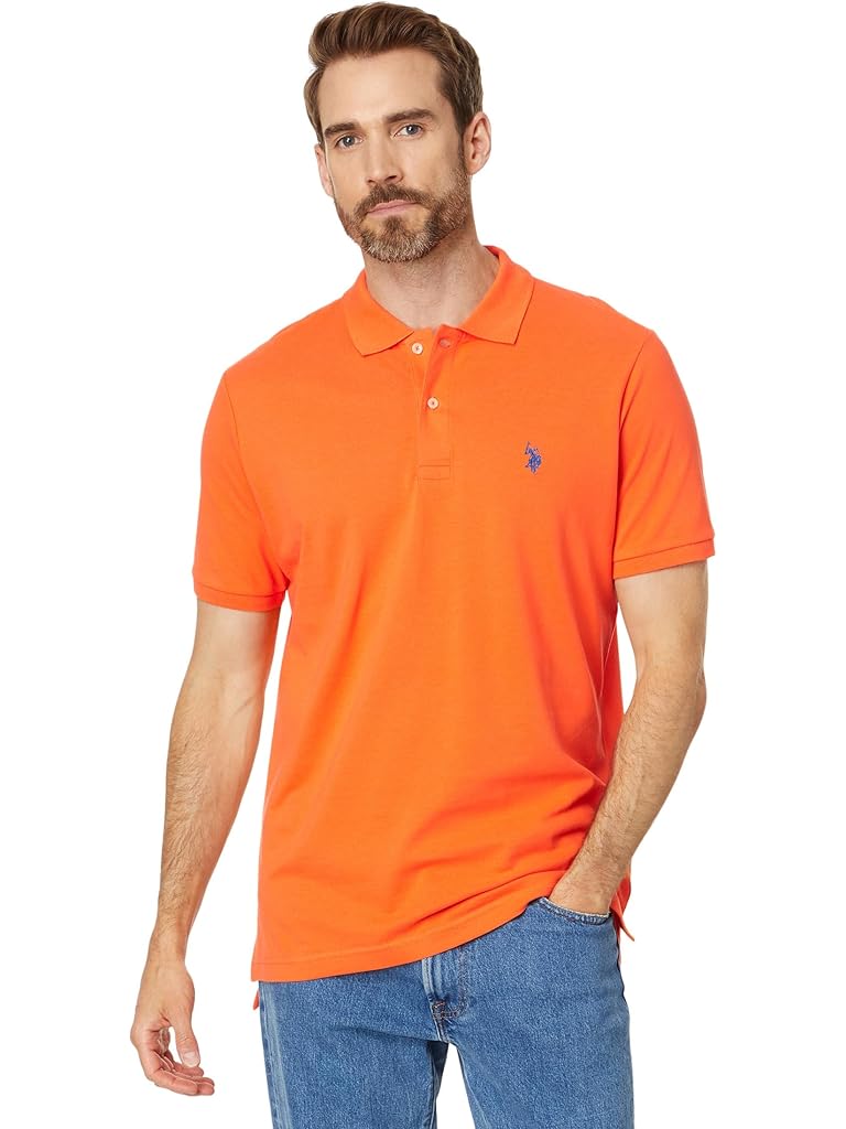 U.S. POLO ASSN. Solid Cotton Pique Polo with Small Pony