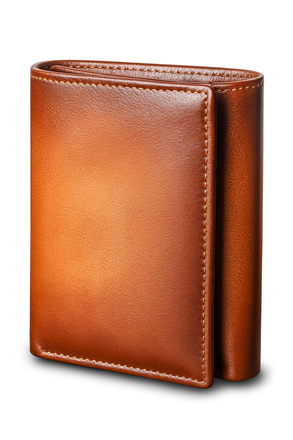 LELEMENT Mens Trifold Leather Wallet | Top Genuine Leather Trifold Wallets for Men and Women | RFID Blocking Leather Wallet | ID Wallet | Thoughtful