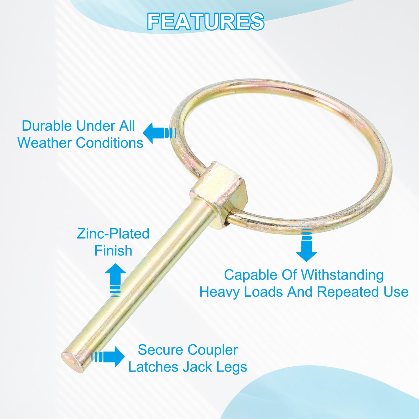 PATIKIL 1/4 x 1.65" Linch Pin - Image 3