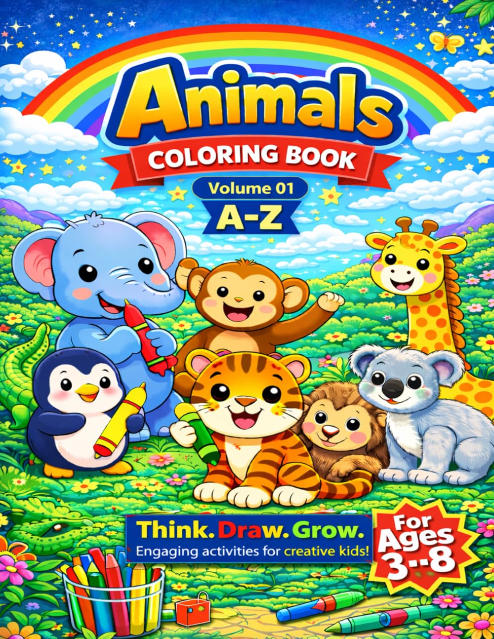 COLORING BOOK: A to Z Animals Creation