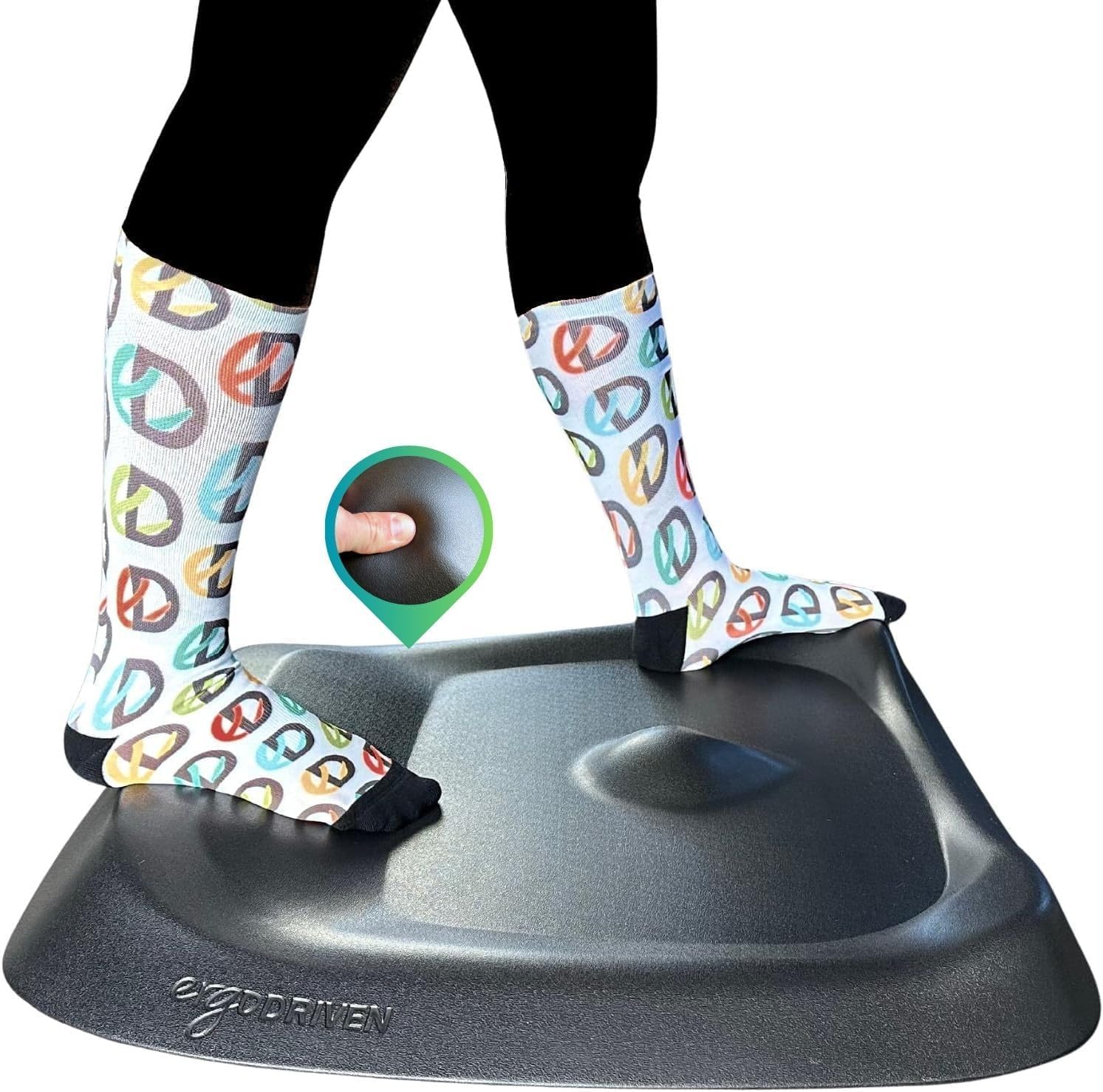 Topo Comfort Mat for Standing Desks by Ergodriven