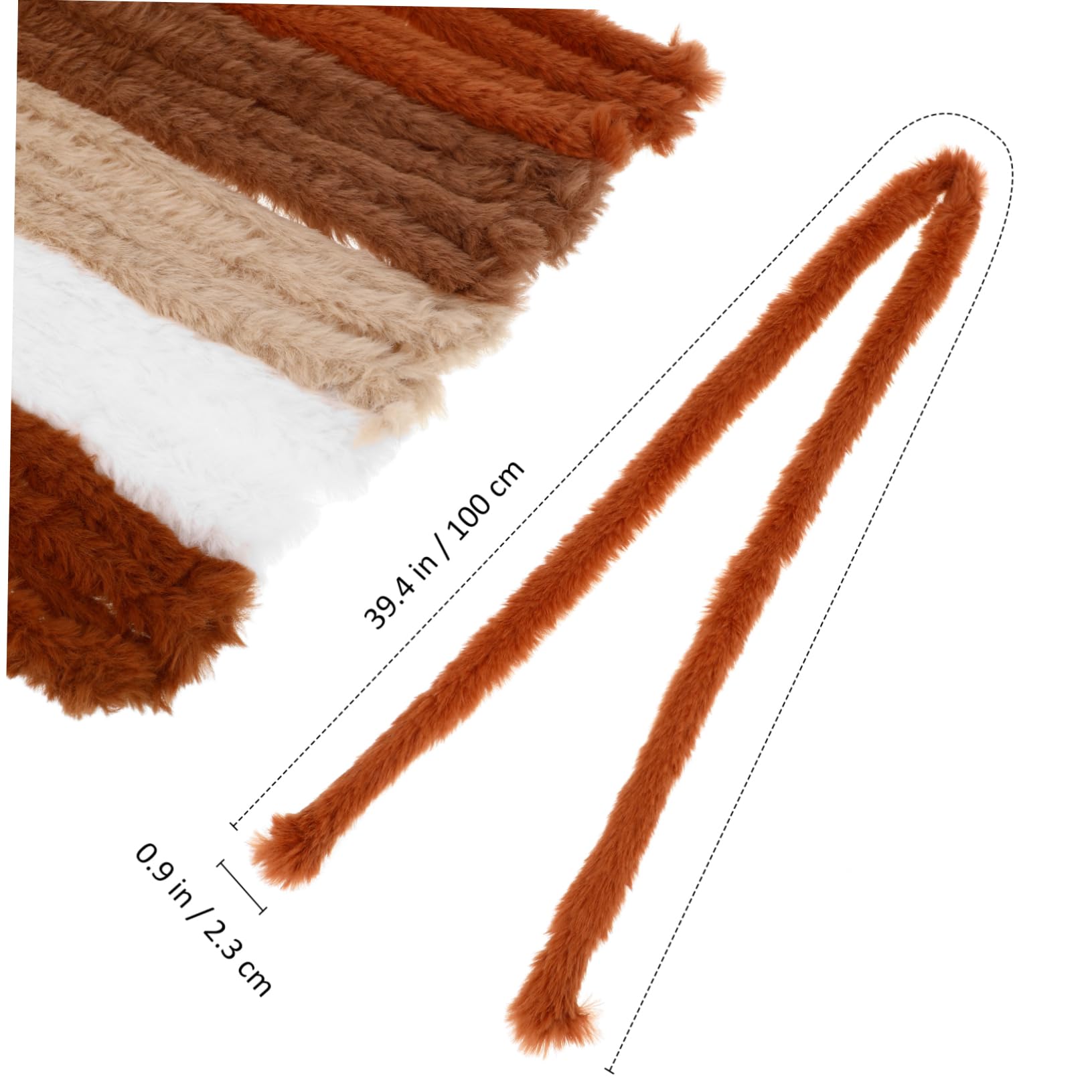 OSALADI 10Pcs Chenille Pipe Cleaners Bendable Twisting Sticks for DIY Crafts Soft and Flexible Crafting Wires for Art Projects Sturdy and Craft Supplies