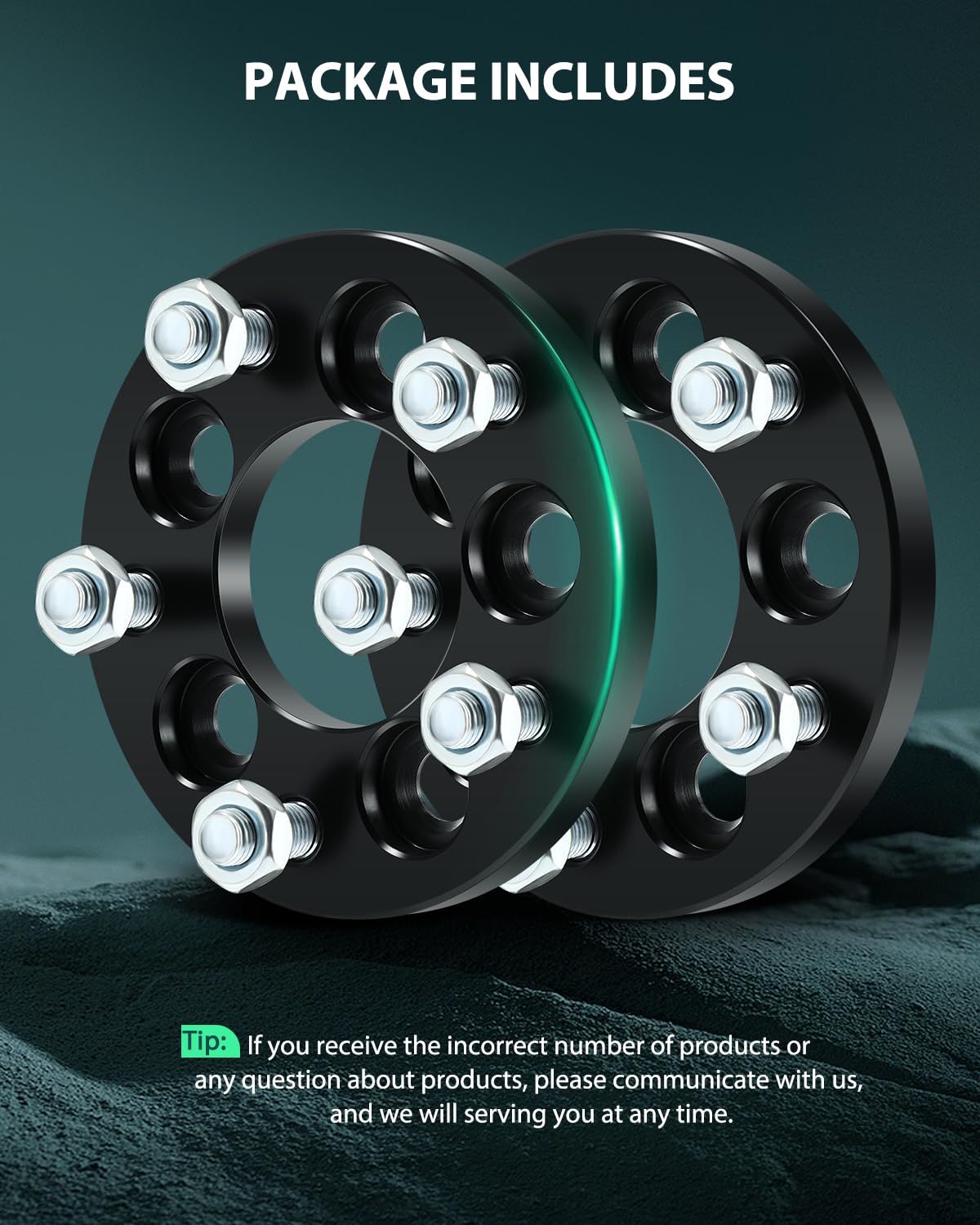 SCITOO 4 adaptadores de rueda de 5 x 100 a 5 x 114.3 pulgadas, orificio de 67.1 mm, pernos de 12 x 1.5, espaciadores de rueda de 5 lengüetas, sin central, ajuste para Camry 1986-1991, Celica 1993-2005