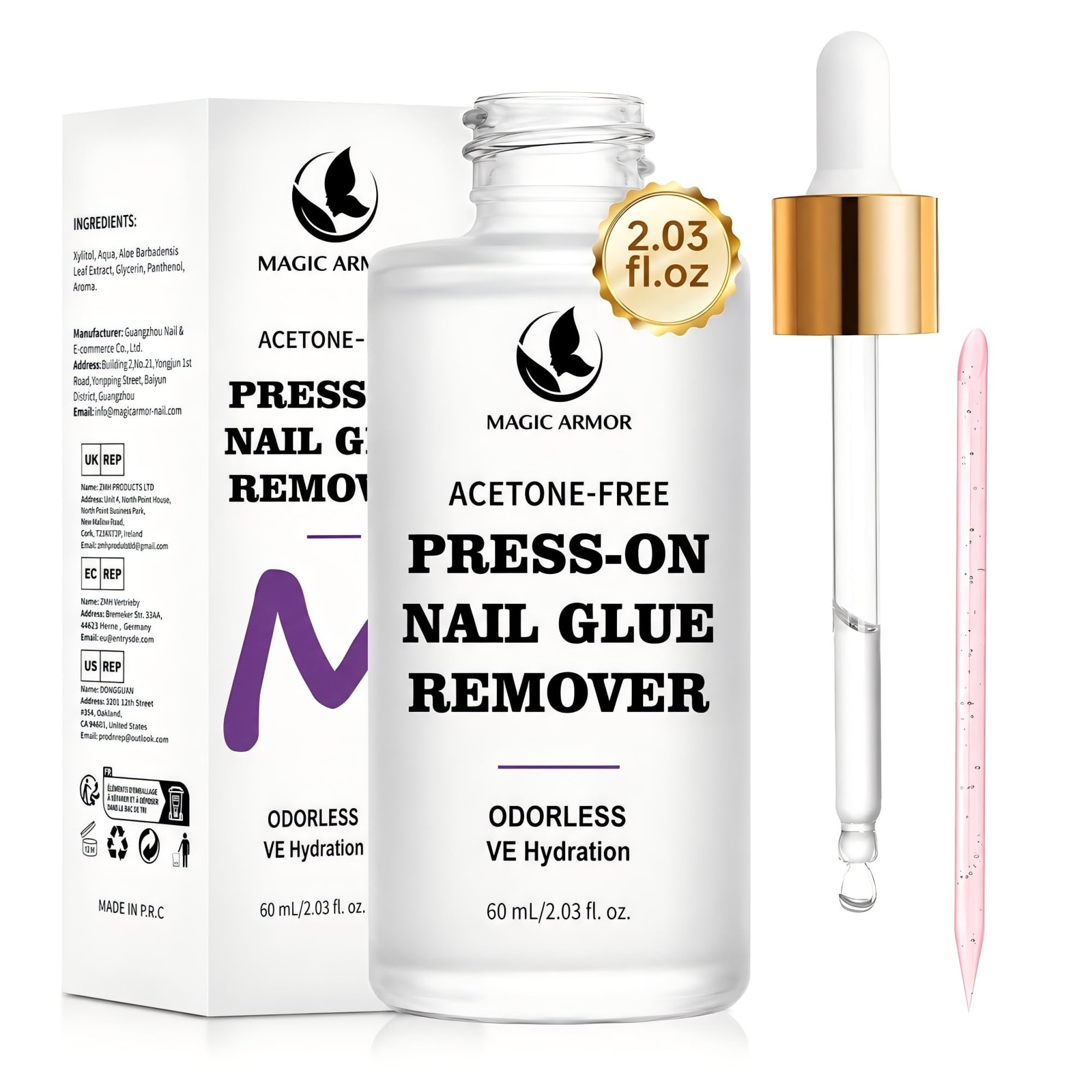 60ML Press On Nail Glue Remover - Acetone-Free A1