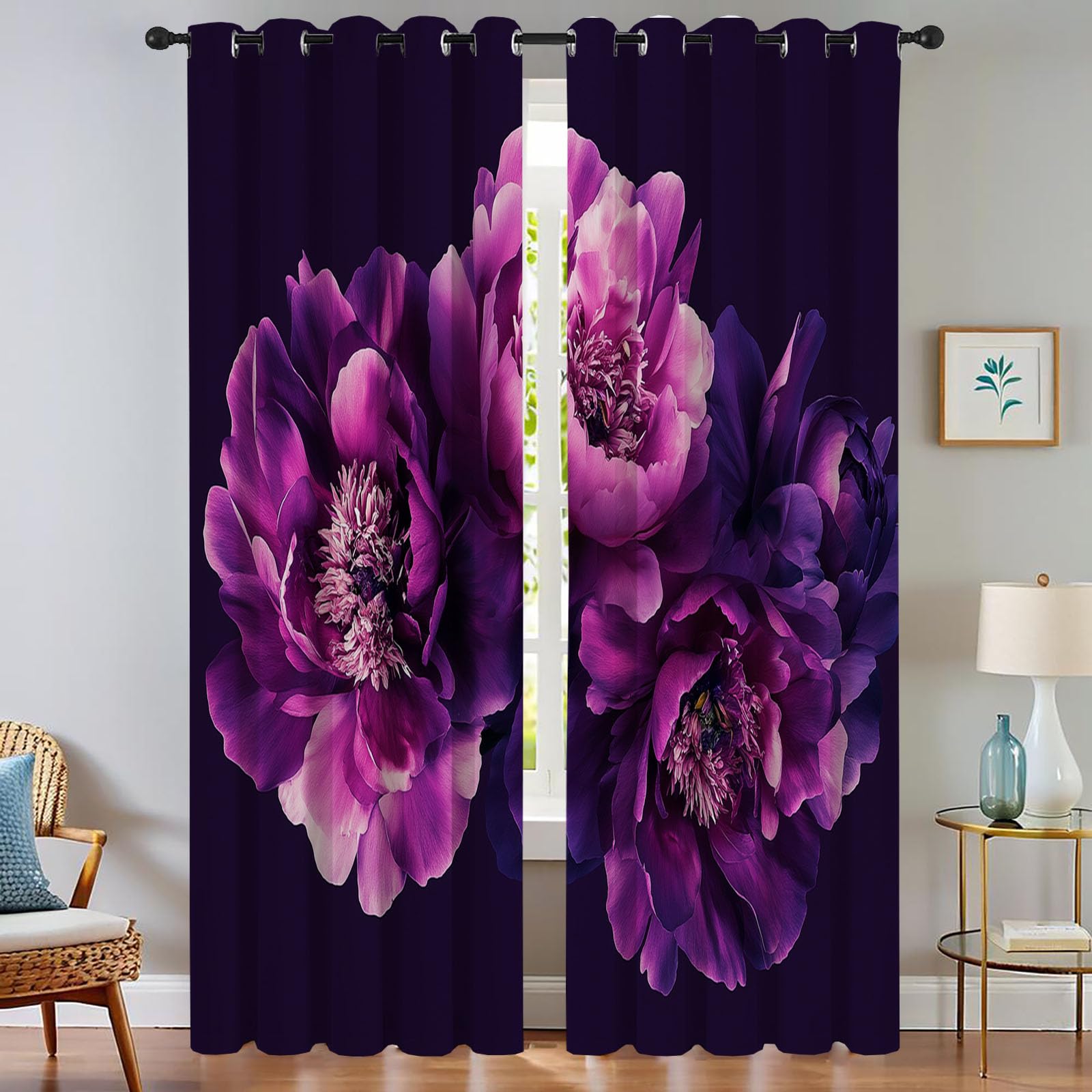 Rideau Occultant Violet pour une Chambre Cosy et Chaude