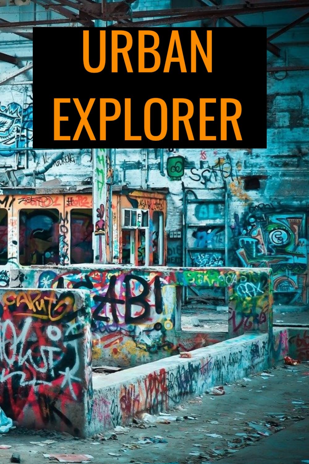 Urban Explorer Graffiti Notebook - 6" x 9" 120 Pages Journal: Keep track of your Urban Exploring