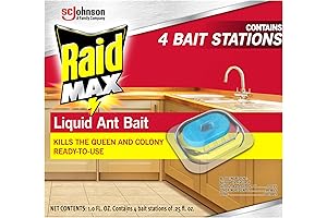 Raid Max Double Control Ant Baits, Kills Ants Where They Breed, for...