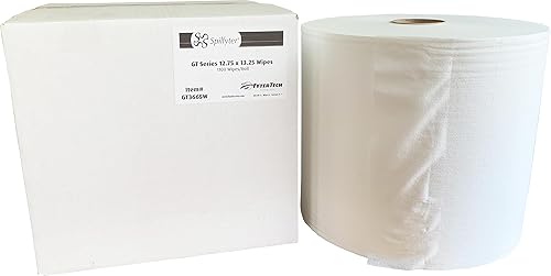 Spilfyter GT3665W 12.75"x13.25" White GT Series - Rollo de limpiaparabrisas jumbo de servicio mediano