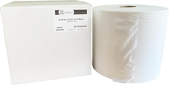 Spilfyter GT3665W 12.75"x13.25" White GT Series Medium Duty Jumbo Wiper Roll