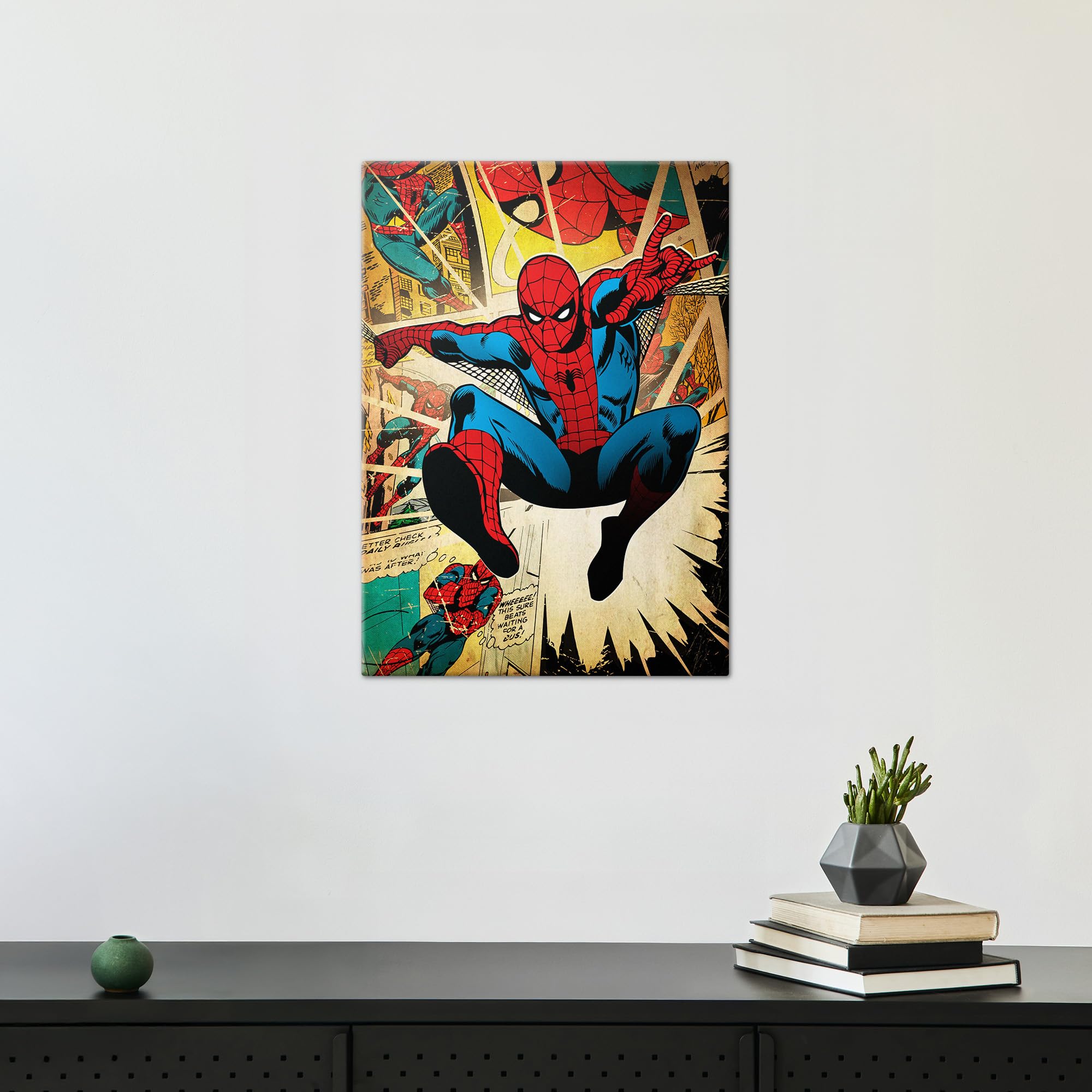 Amazon.com: Displate Metal Poster Spider-Man - Marvel Silver Age