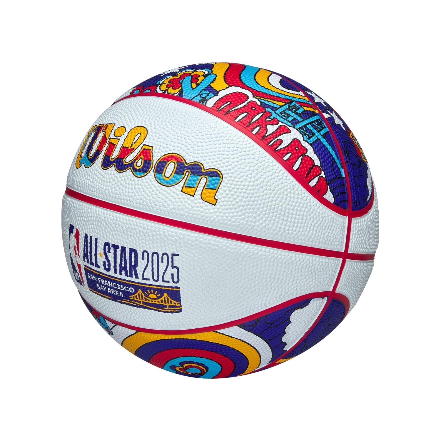 Mini Ballon De Basket Wilson Autograph – Blanc – Unisexe – Neuf