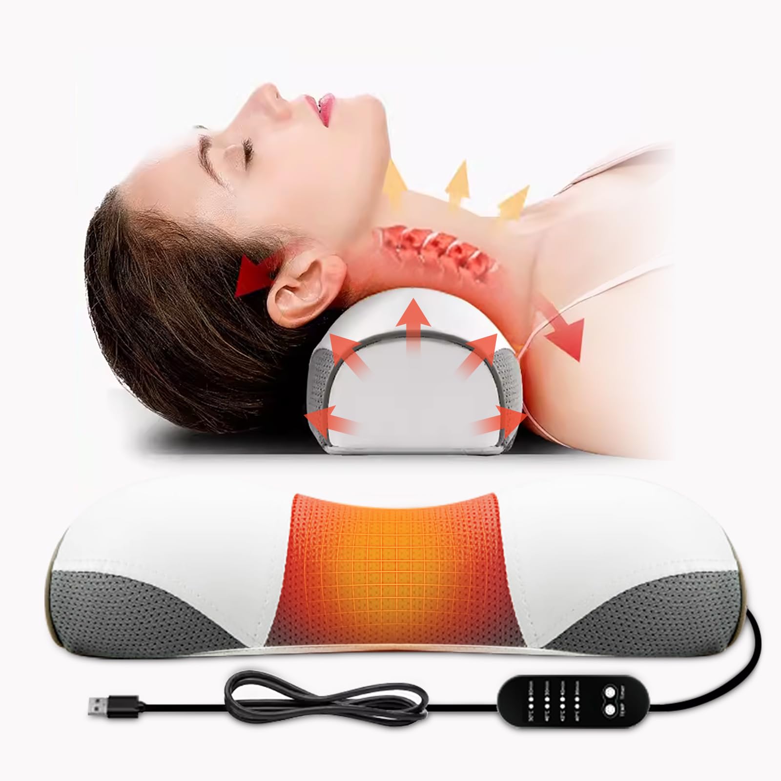 Amazon｜【理学療法士監修】Soomil 首 ストレッチ 首枕 温めて首を