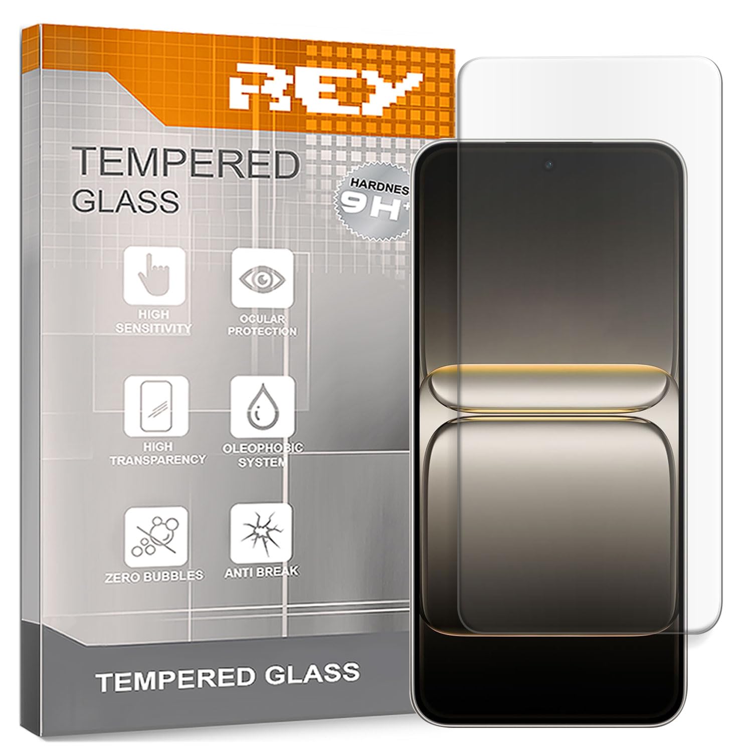 Tempered Glass Screen Protector for ONEPLUS Nord 5 - Nord CE5 Screen Protector, Screen Protector 9H+ Hardness, Anti-Scratch Oil Bubbles