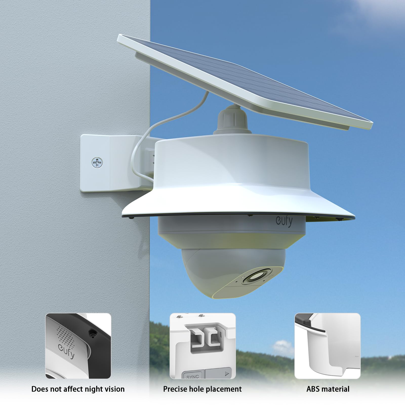 HOLACA 90° Wall Angle Bracket Compatible with eufy Security SoloCam E30/E42 and eufy Security 4G LTE Cam S330 - Image 4