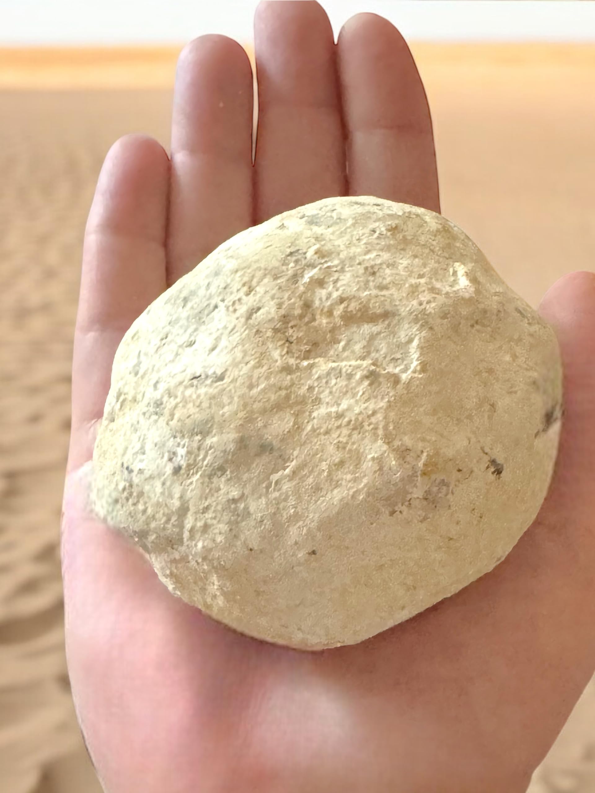 Juego de geodas grandes de tres piezas en tamaño de béisbol, 7 – 8 cm, 900 – 1000 gramos para romper tú mismo, con instrucciones y explicación