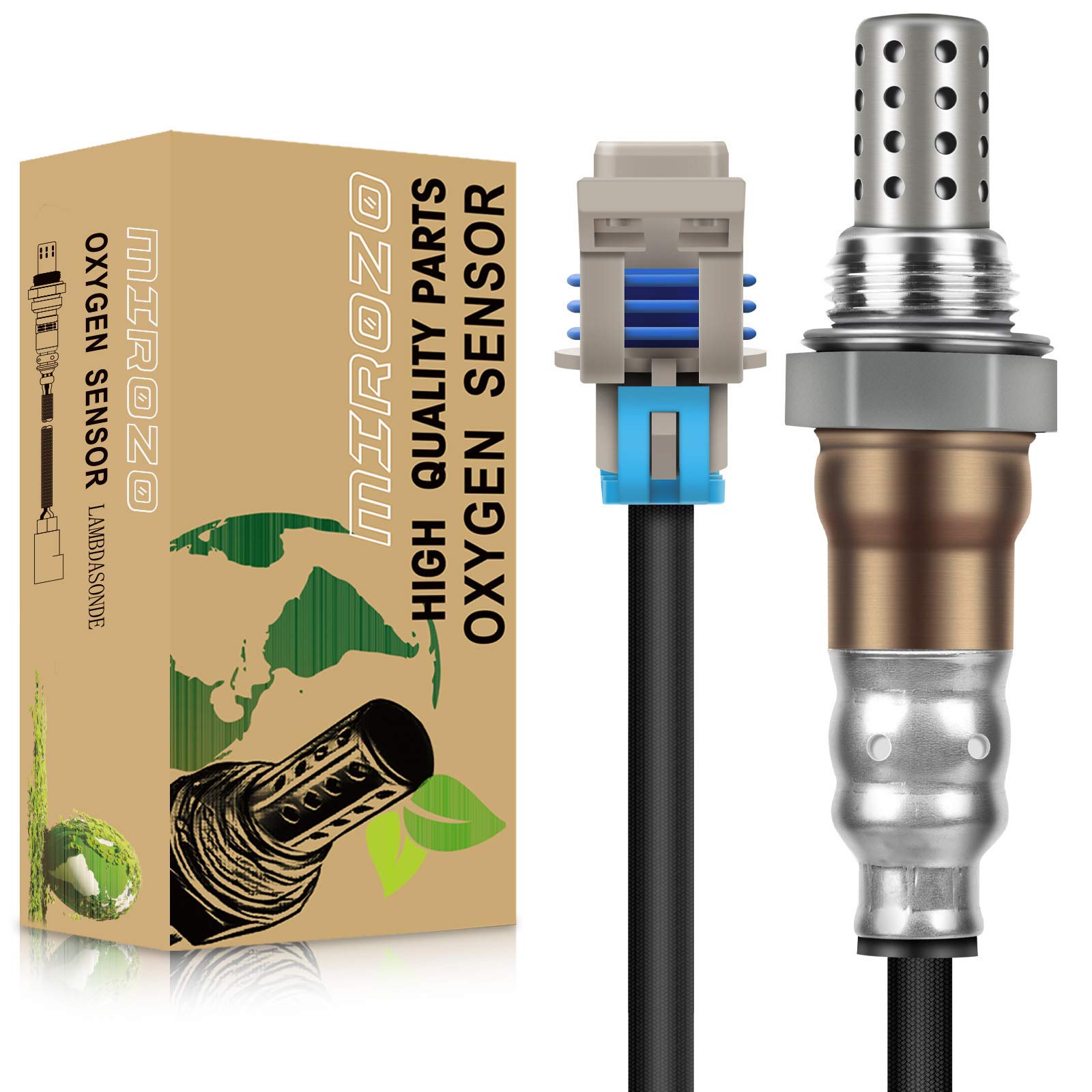 MIROZO O2 Oxygen Sensor for Cadillac Escalade/Eldorado/Seville, for Chevy Express/Silverado/Suburban, for GMC Savana/Sierra/Yukon, for Hummer H2,for Pontiac G6 234-4651 234-4407 1PCS