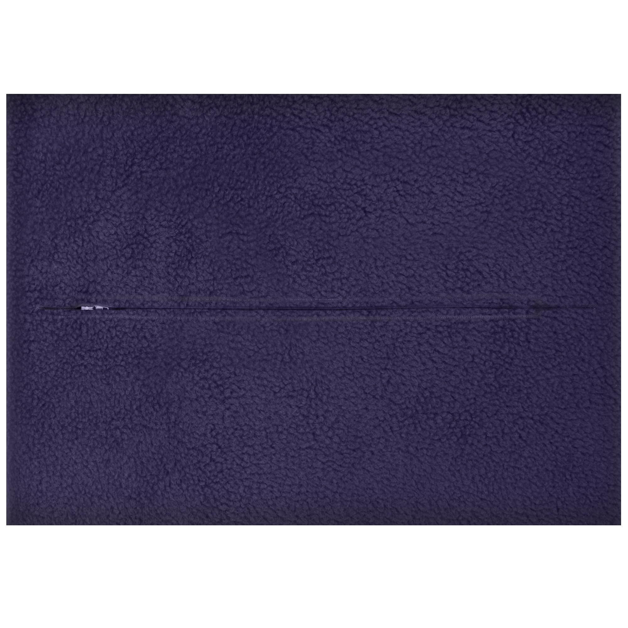 HappySnapGifts Cushion Back with Zip - (57cm x 40cm) (Fleece Fabric - Navy Blue)