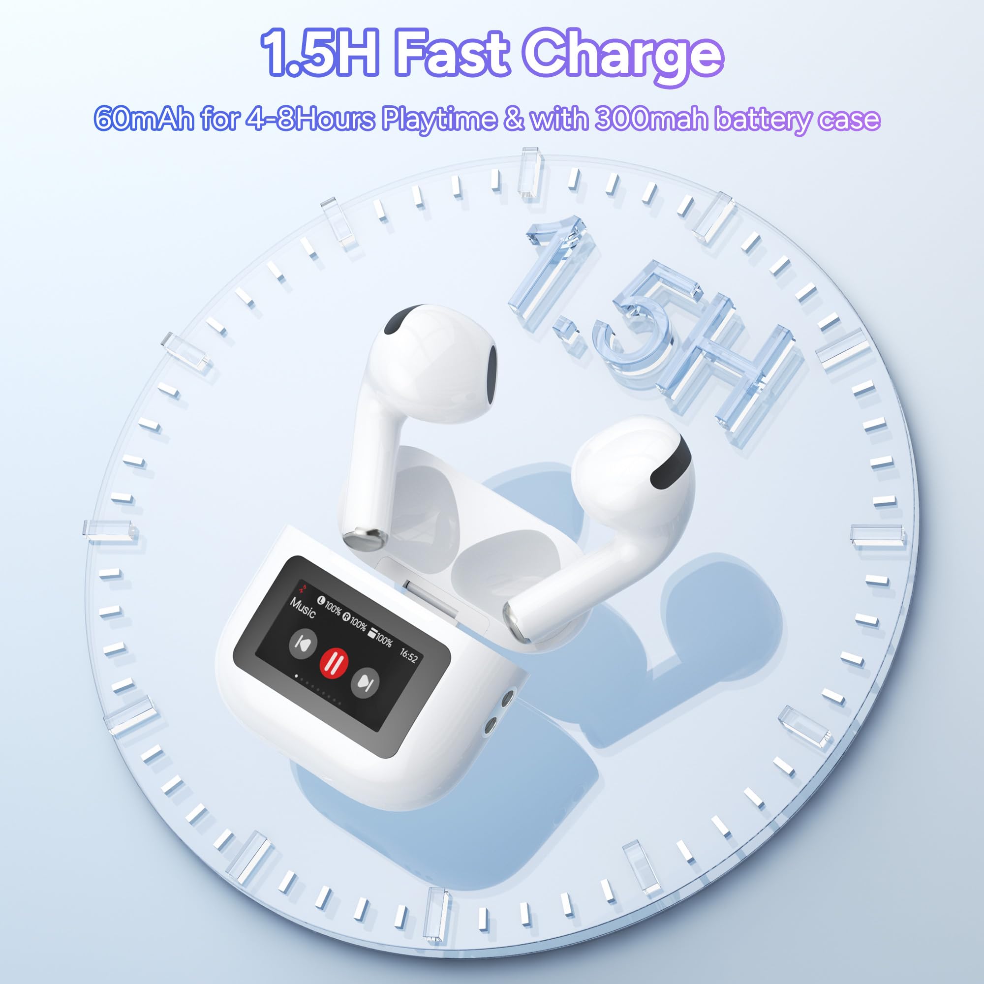 OWS Real-Time 4-in-1 Translation Earbuds 144 LanguagesBluetooth 5.4 - Dettaglio
