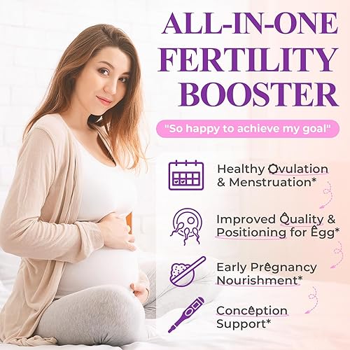 Miniatura 4 de Suplemento de mio-inositol y D-chiro inositol para mujeres, suplementos de fertilidad, equilibrio hormonal para mujeres, apoyo a la salud ovárica,