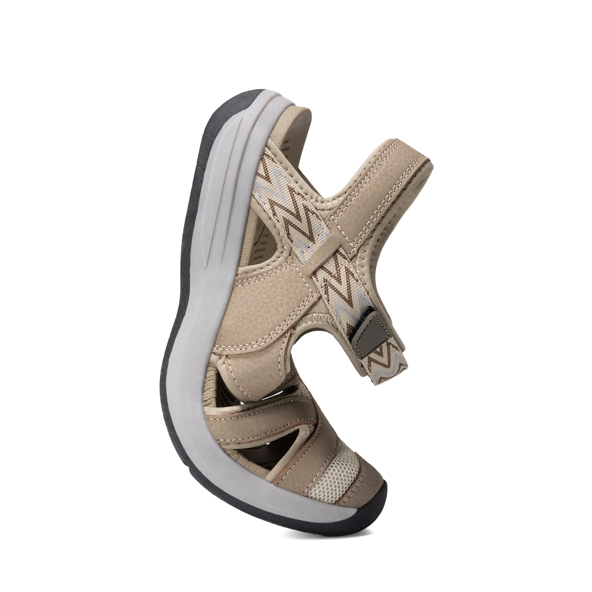 DREAM PAIRS Sandales de Sport pour Femmes Confortable et Légères Sandale de randonnée d'été Décontractées QDL19001L