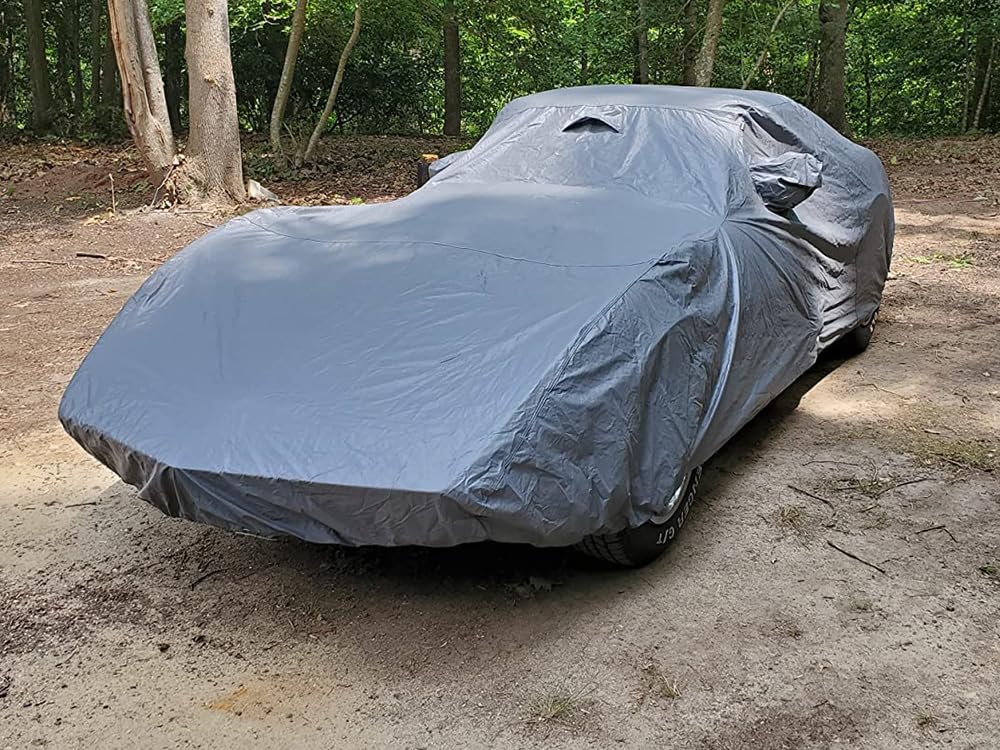 CarsCover Custom Fits for Chevy C3 1968-1982 Corvette Car Cover Ironshield Leatherette All Weatherproof — view 3