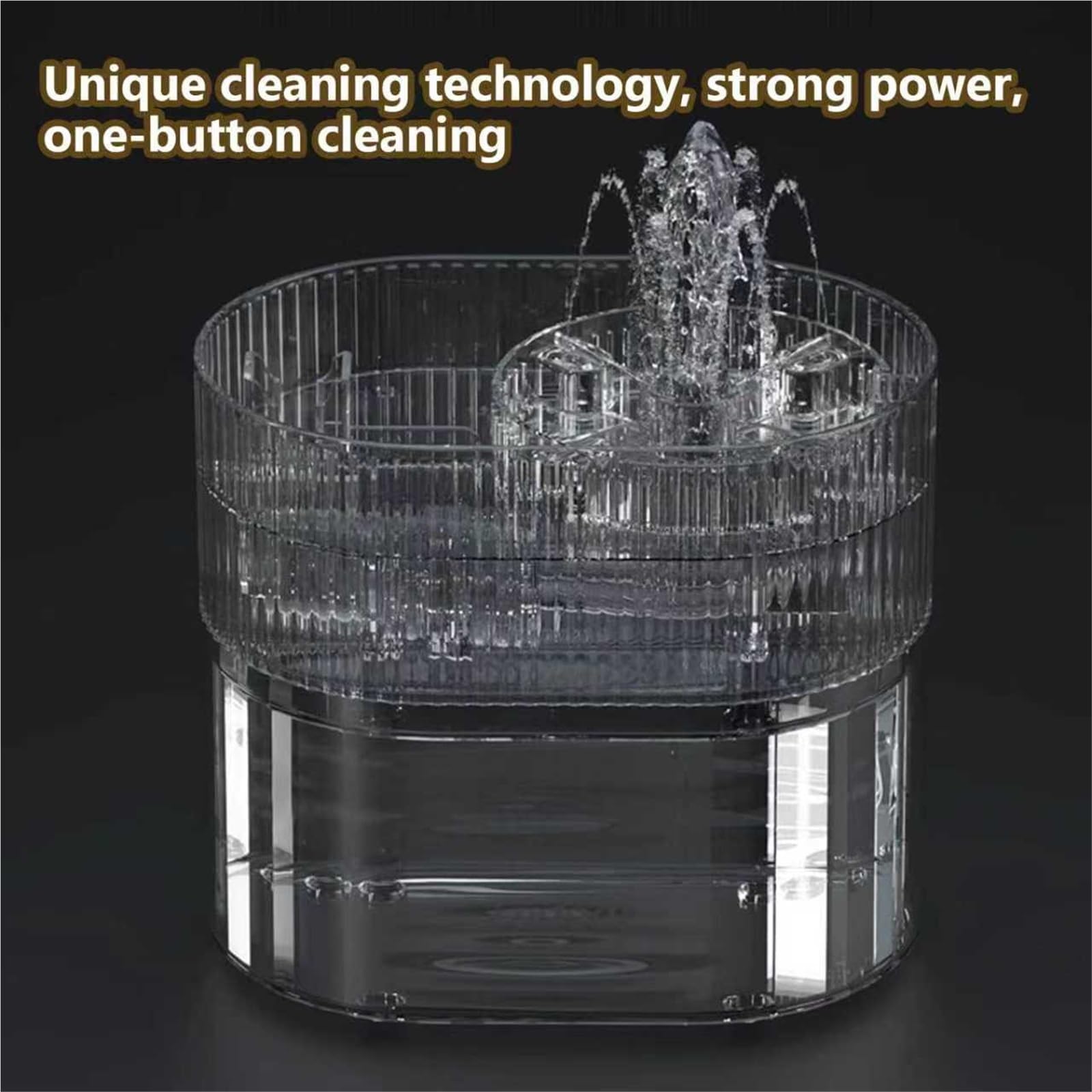 Lavabicchieri Elettrico per lavello da Cucina, lavatazze Automatico, Serbatoio dell;Acqua da 1,6 Litri, Ideale per casa, Bar o caffetteria.