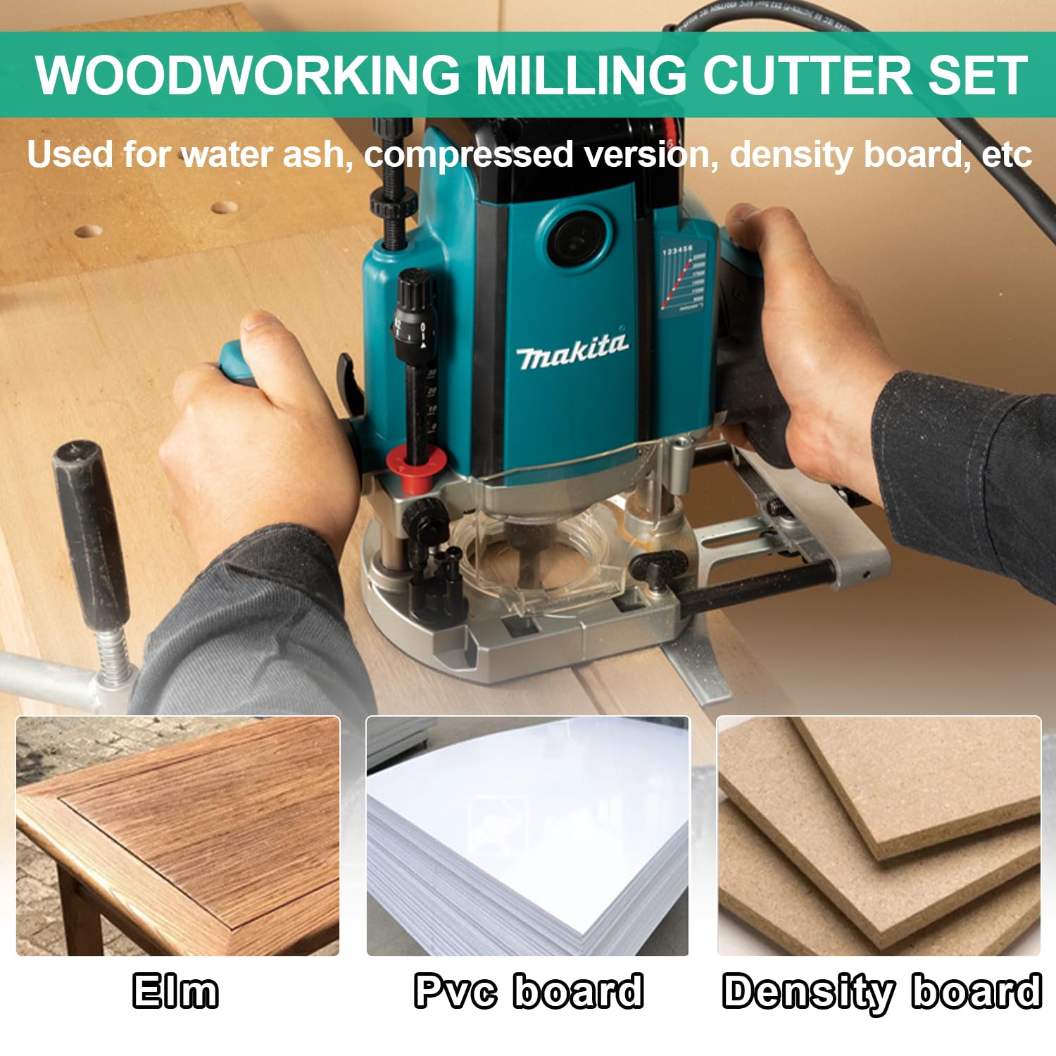 Fresa Multiuso In Carburo Per Sgrossatura, Frese Con Selezione Di Dimensioni Multiple Per Lavorazione Grezza (10 Mm