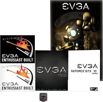 EVGA GeForce GTX 1070 SC2 Gaming, 8GB GDDR5, iCX Technology - 9 Thermal Sensors, Asynch Fans, Optimized Airflow Design Graphics Card 08G-P4-6573-KR