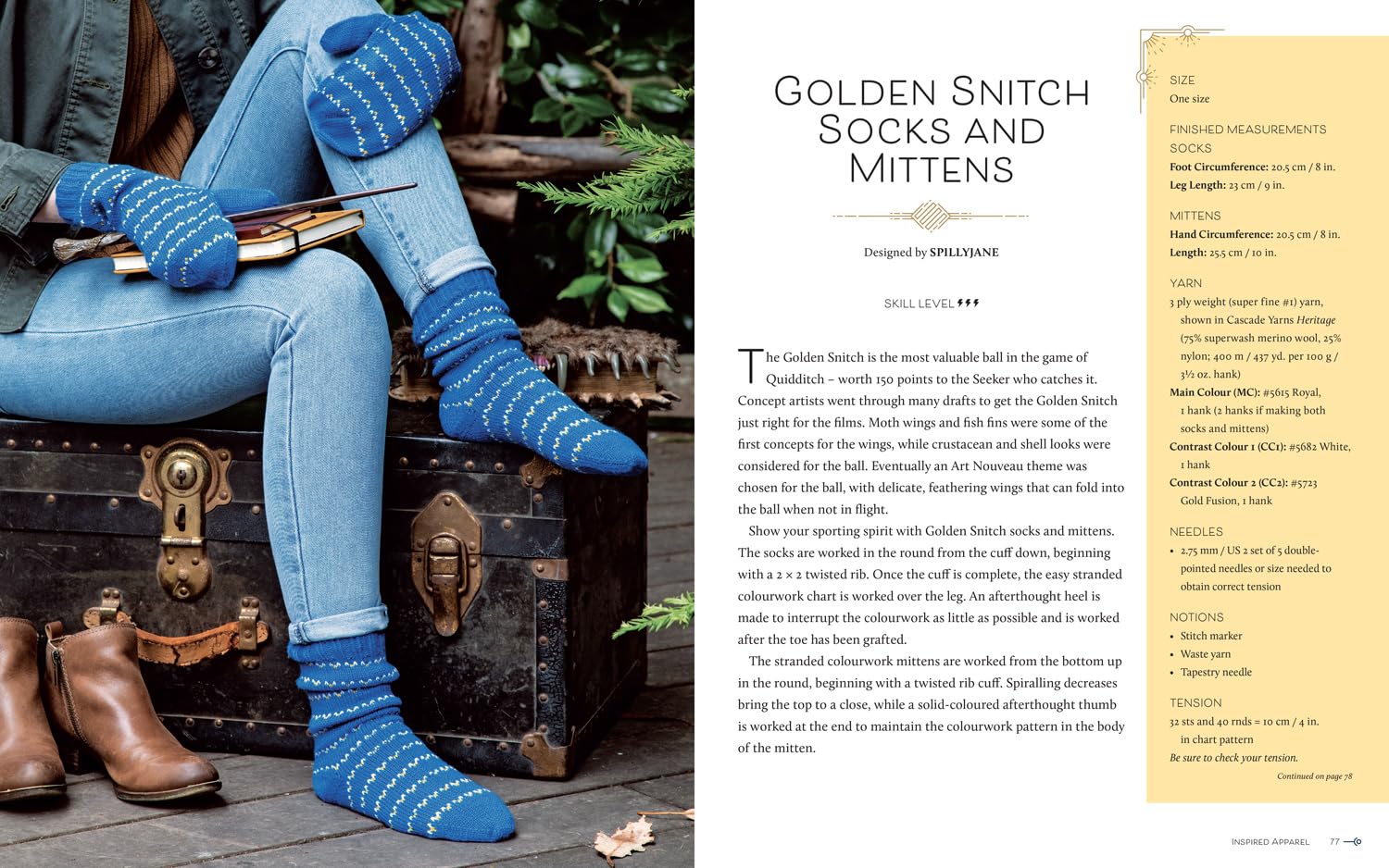 Harry Potter: Knitting Magic: The essential pattern book for knitting iconic Harry Potter clothing and accessories