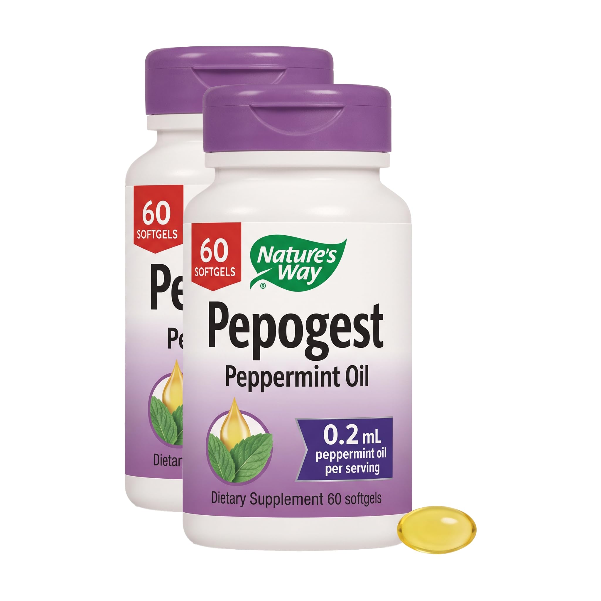 Amazon.com: Nature's Way Pepogest Peppermint Oil, Soothes