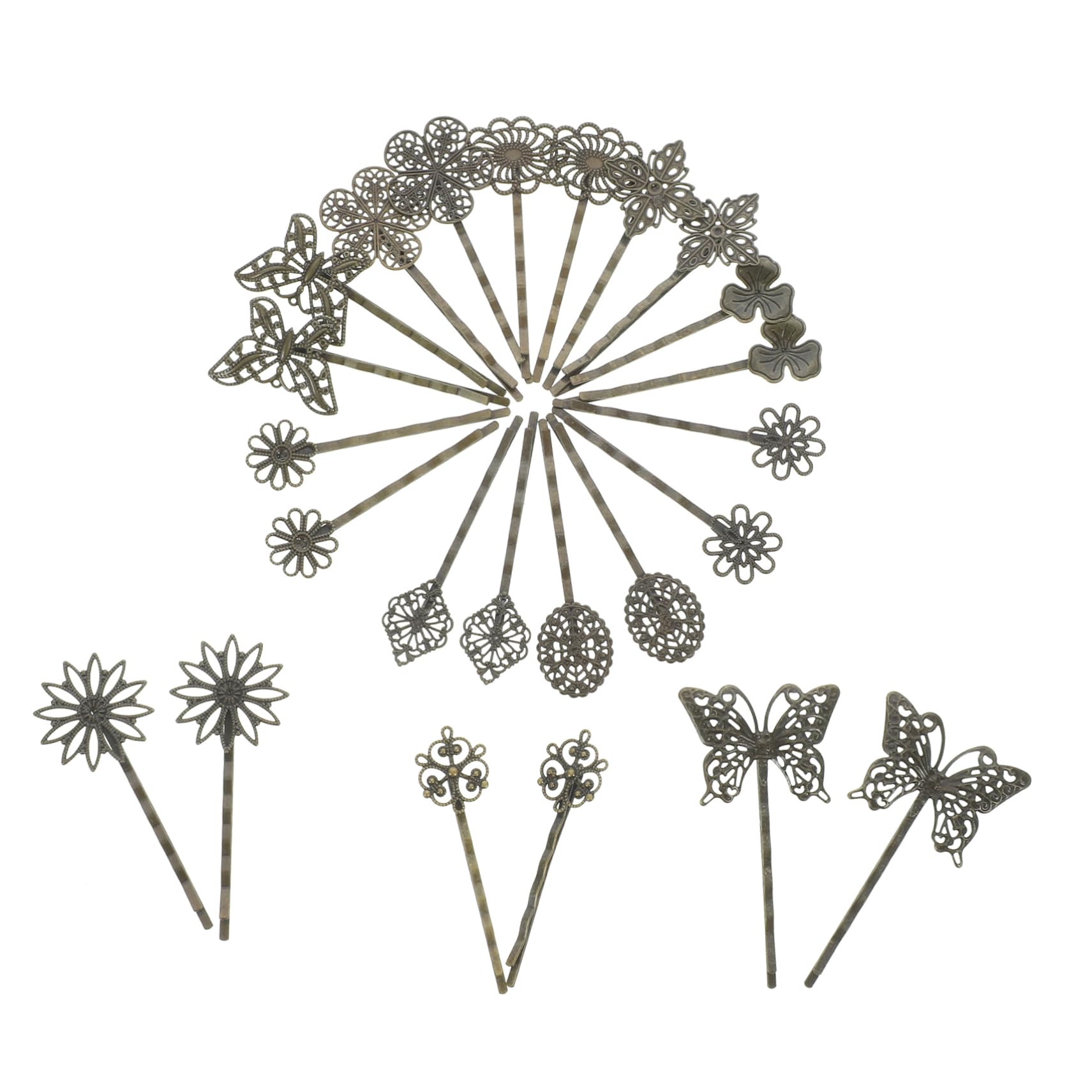 DOITOOL 72stücke Vintage Haarspangen Retro Haarclips Für Damen Vielfältige Muster Haarschmuck-accessoire Für Jeden Anlass Und Haartyp