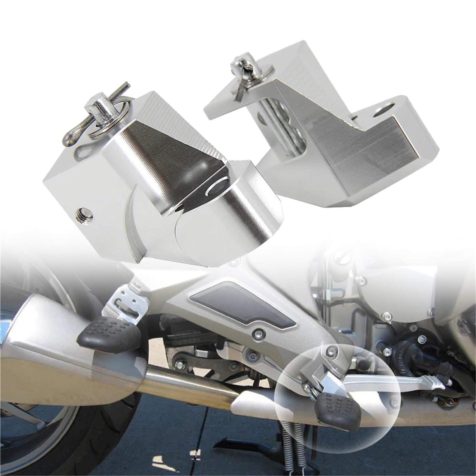 Kit d'abaissement de repose-pieds inférieurs de 1,5" pour moto R1200RT 2014-2018