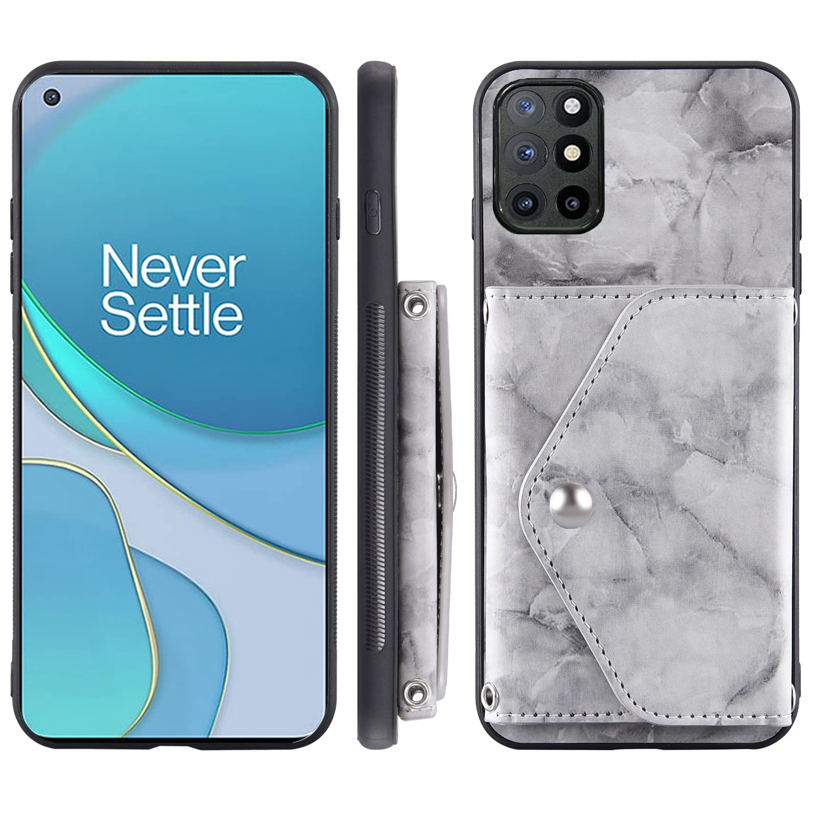 Phone Cases Oneplus 8t Case With Card Holder Flip Leather Back