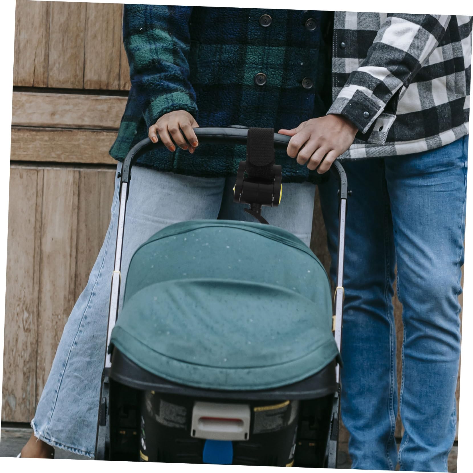 ERINGOGO Stroller Hooks for Shopping Diaper Bags 2 Pcs Universal Stroller Bag Hooks Rotating Stable Easy Install