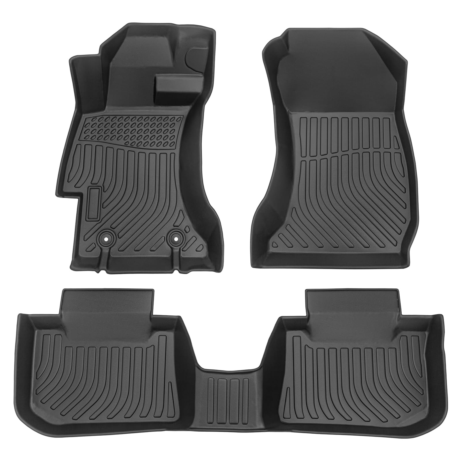 YSKJATPT All Weather Floor Mats for 2015-2021 WRX/STI & More