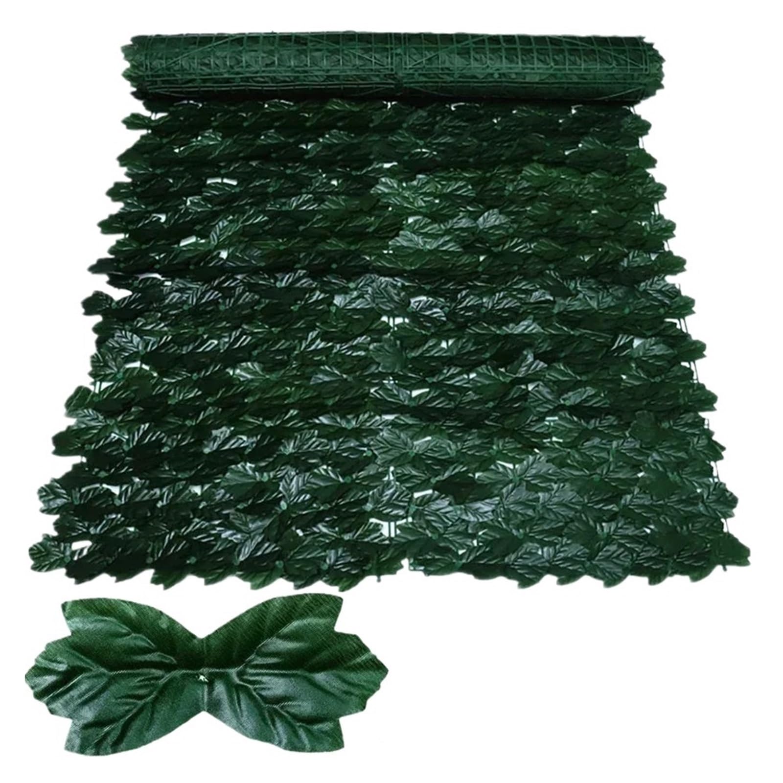 Garden Screening Artificial Leaf Privacy Fence Screen Fake Hedge Panels Balcony Ivy Leaves for Wall Garden Patio Decor(WL-PT-SFY,50X300CM)